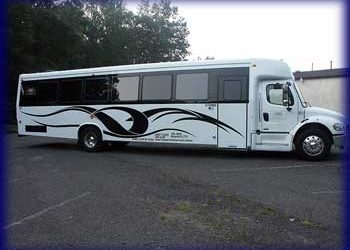 New Jersey 40 Pass Limo Party  Bus For Weddings & Proms