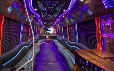35 Pass Mercedes Limo Party Near Me, Party Bus 35 pass NJ Limo Bus